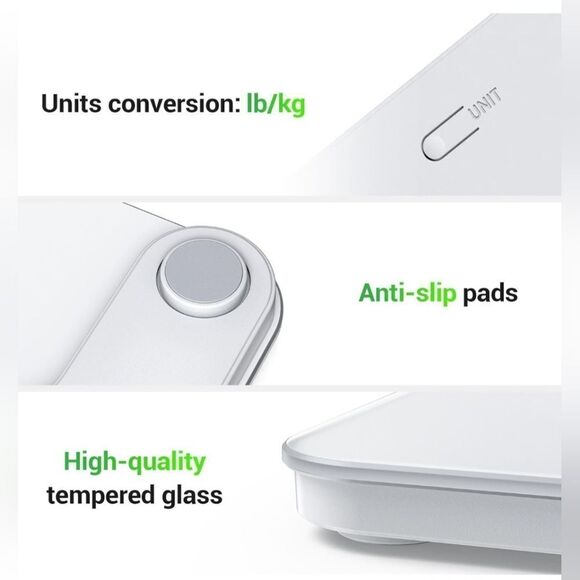 Bathroom Scale for Body Weight, Highly Accurate Digital Weighing Machine - Picture 5 of 9